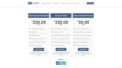 Weekly Football Pools Research Papers