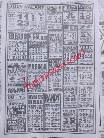 week 3 pools telegraph 2024 page 10