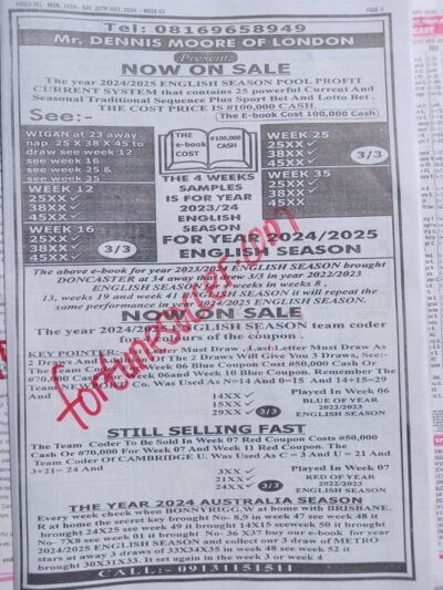 week 3 pools telegraph 2024 page 3