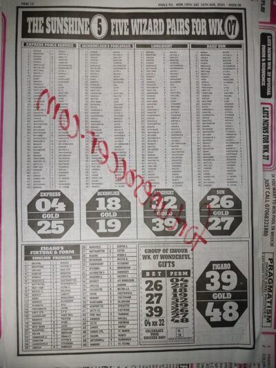 week 8 pools telegraph 2024 page 14