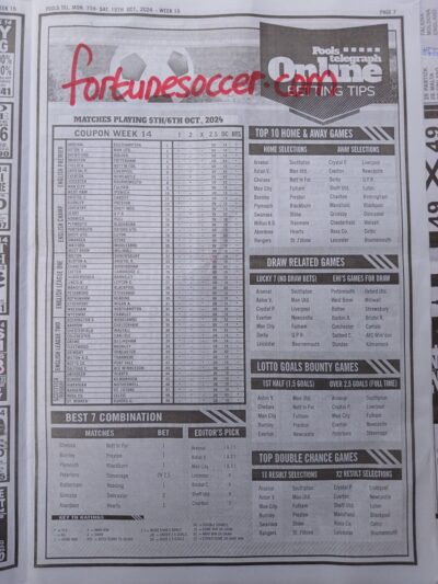 week 15 pools telegraph 2024 page 11