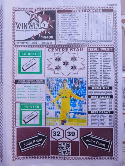 week 17 winstar 2024 page 1