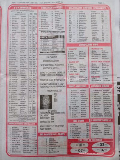 week 18 pools telegraph 2024 page 15
