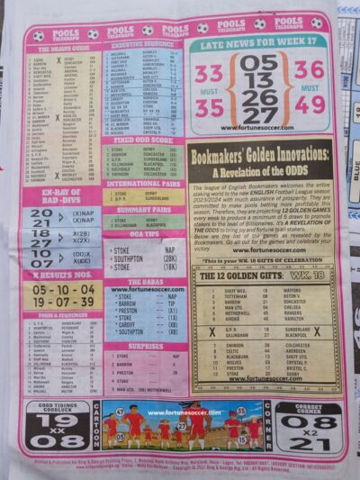 week 18 pools telegraph 2024 page 16