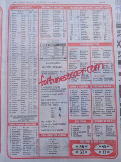 week 19 pools telegraph 2024 page 15