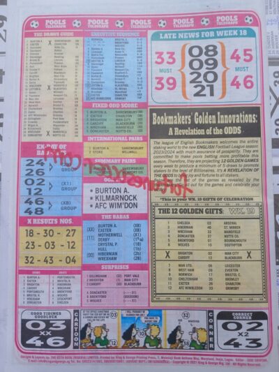 week 19 pools telegraph 2024 page 16
