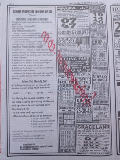 week 19 pools telegraph 2024 page 4