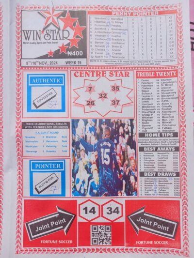 week 19 winstar 2024 page 1