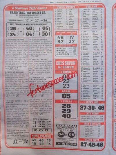 week 20 pools telegraph 2024 page 2