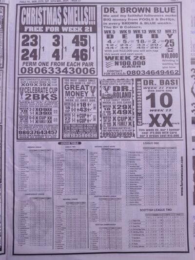 week 22 pools telegraph 2024 page 13