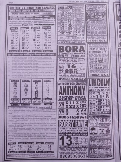 week 22 pools telegraph 2024 page 4