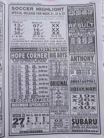 week 24 pools telegraph 2024 page 11