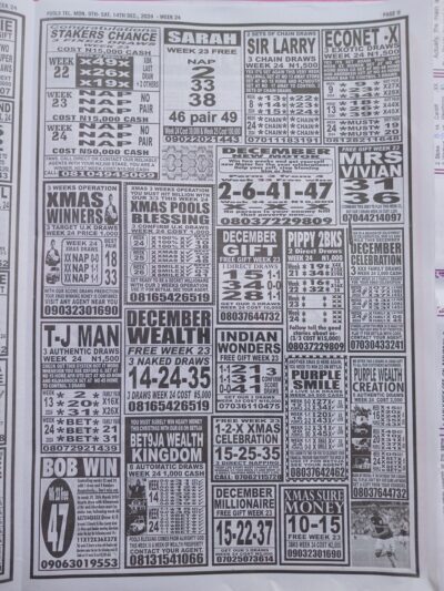 week 24 pools telegraph 2024 page 13