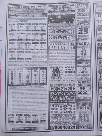week 24 pools telegraph 2024 page 4