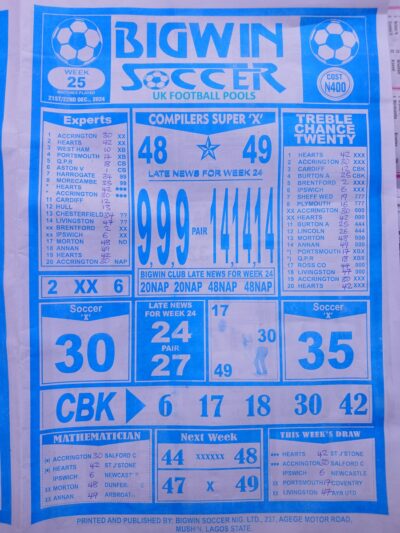 week 25 bigwin soccer 2024 page 1