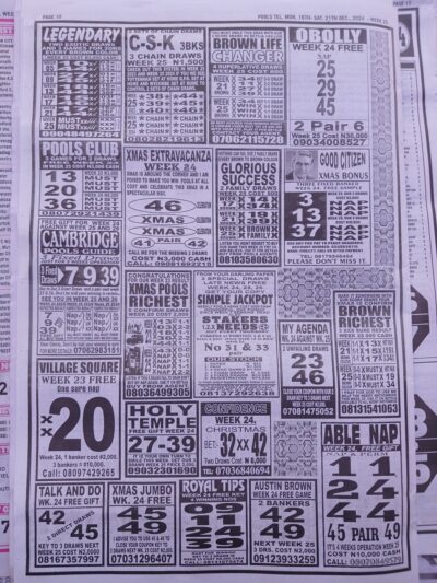 week 25 pools telegraph 2024 page 14