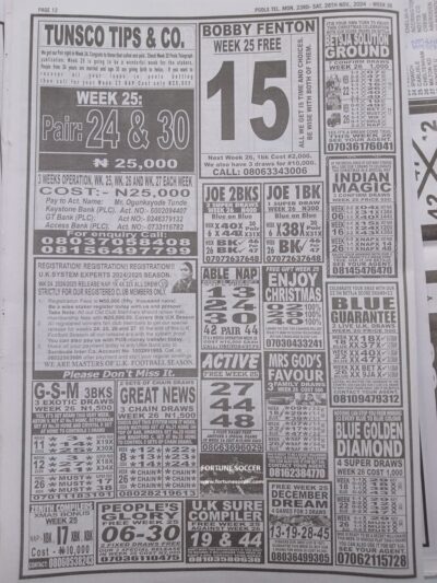 week 26 pools telegraph 2024 page 12