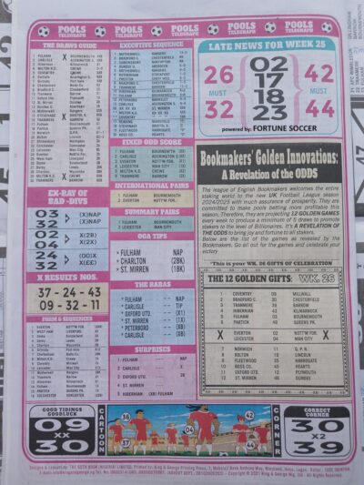 week 26 pools telegraph 2024 page 18