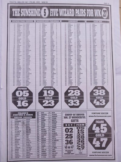 week 28 pools telegraph 2025 page 12