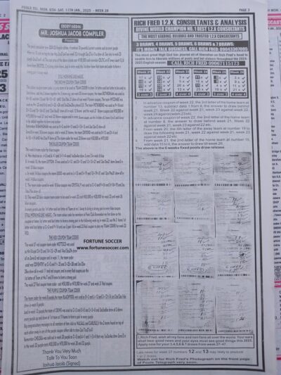 week 28 pools telegraph 2025 page 3