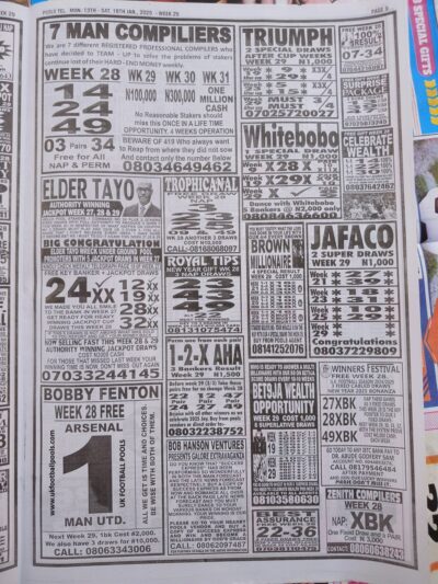 week 29 pools telegraph 2025 page 13