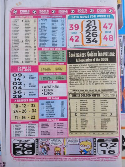 week 29 pools telegraph 2025 page 16