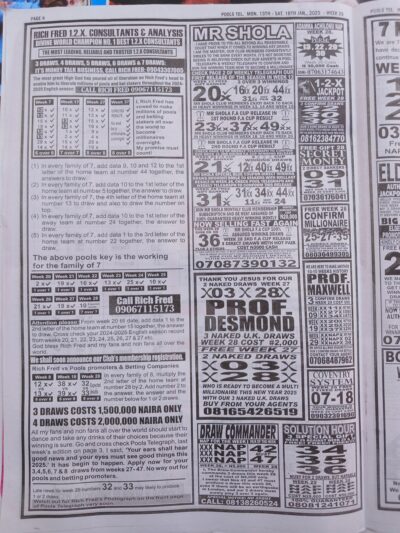week 29 pools telegraph 2025 page 4