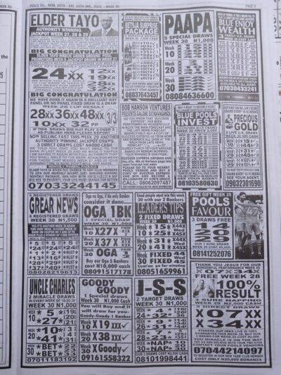 week 30 pools telegraph 2025 page 13