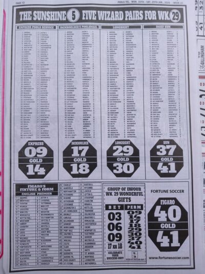 week 30 pools telegraph 2025 page 16