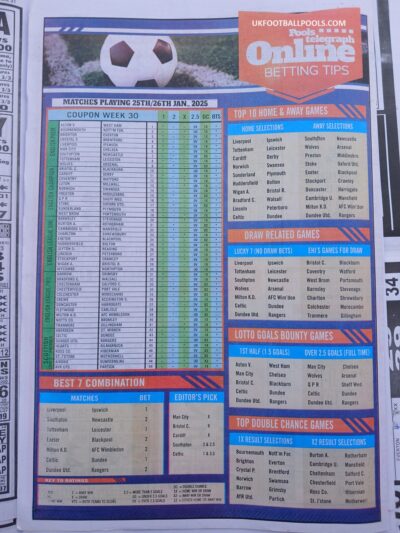 week 31 pools telegraph 2025 page 10