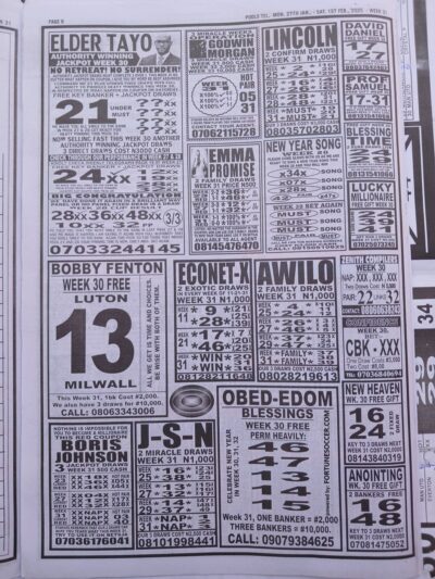 week 31 pools telegraph 2025 page 12