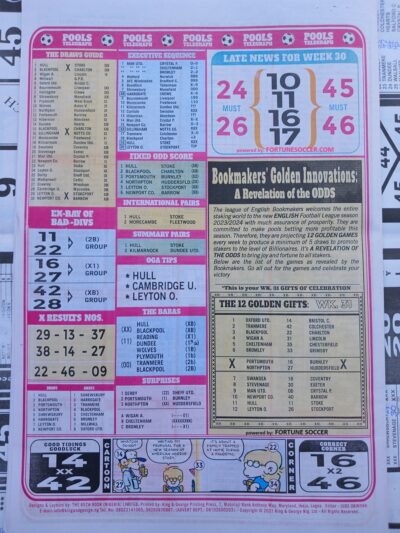 week 31 pools telegraph 2025 page 16