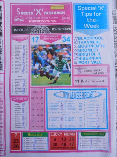 week 31 soccer x research 2025 page 1