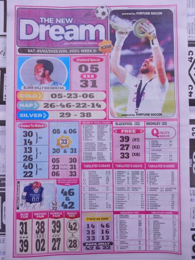 week 31 the new dream 2025 page 1