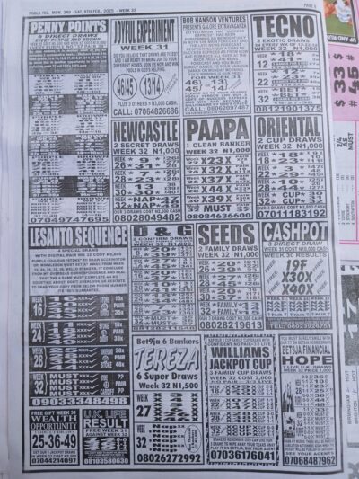 week 32 pools telegraph 2025 page 12