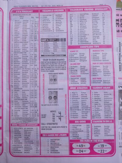 week 32 pools telegraph 2025 page 15