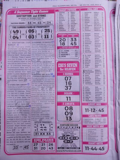 week 32 pools telegraph 2025 page 2