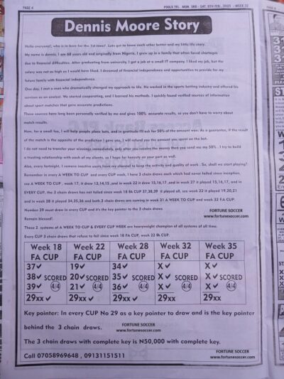 week 32 pools telegraph 2025 page 4
