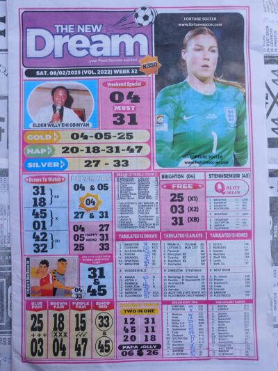 week 32 the new dream 2025 page 1