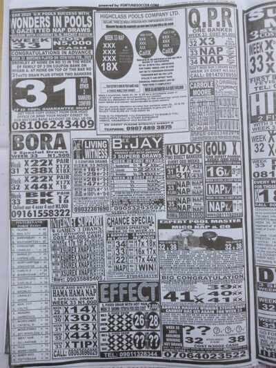 week 33 pools telegraph 2025 page 10
