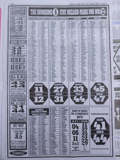 week 33 pools telegraph 2025 page 12