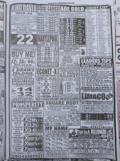 week 33 pools telegraph 2025 page 13