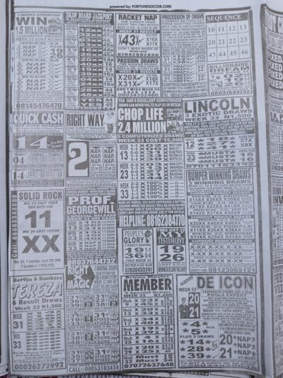 week 33 pools telegraph 2025 page 14
