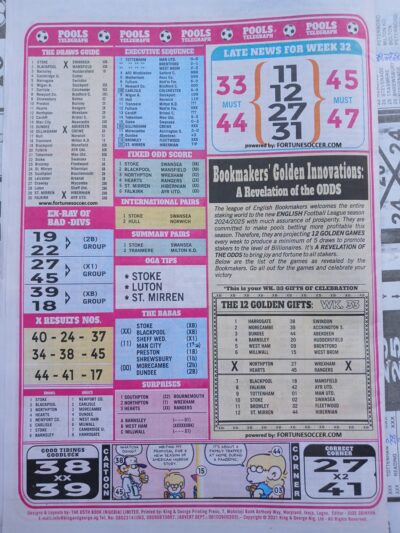 week 33 pools telegraph 2025 page 14