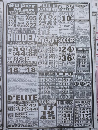 week 33 pools telegraph 2025 page 15