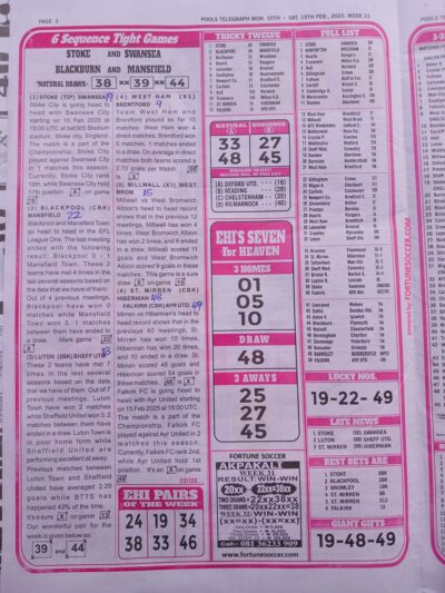 week 33 pools telegraph 2025 page 2