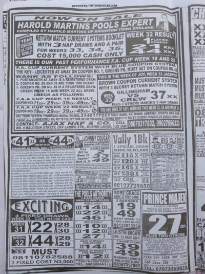 week 33 pools telegraph 2025 page 8