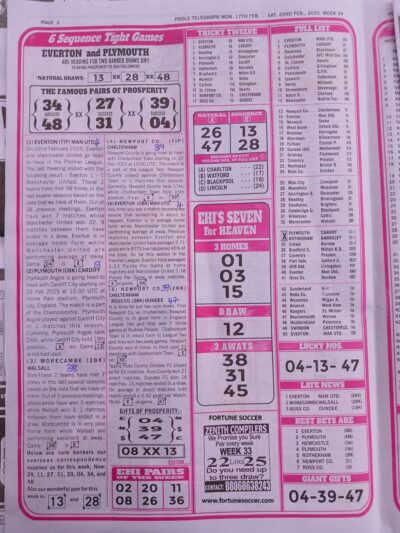 week 34 pools telegrapg 2025 page 2