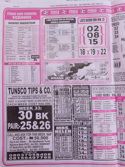 week 34 pools telegrapg 2025 page 7