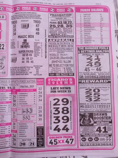 week 34 pools telegrapg 2025 page 8